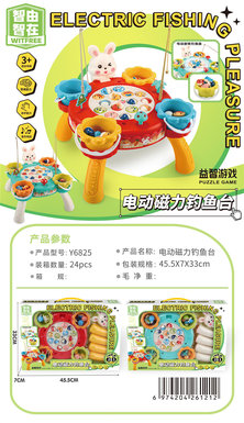 Electric magnetic fishing platform