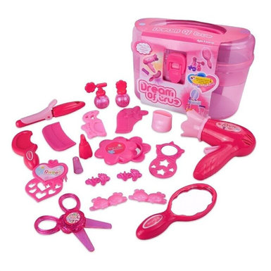 Window box hairdressing accessories, two mixed hairdressing toys, toys ornaments for every family