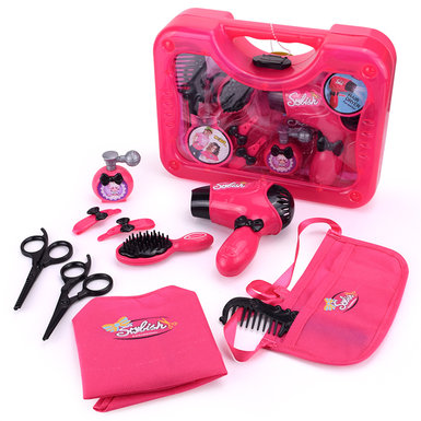 Window boxes, hairdressing accessories, hairdressing toys, ornaments, toys.