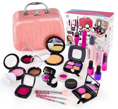Simulated makeup PU package cosmetic toys every toy girl make-up toys