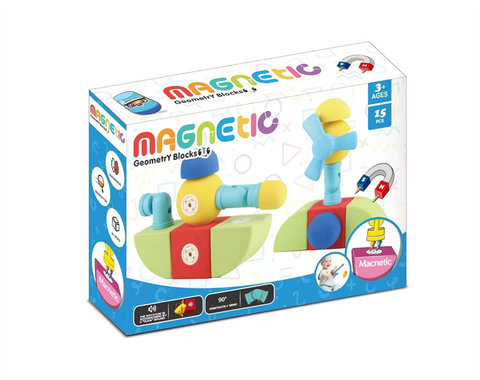 15PCSEVA Magnetic Building Blocks Toy Educational Toys