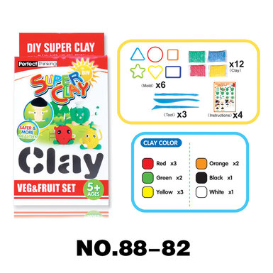 ThemedFruitParadiseSuperLightClayToysPretendPlayToys