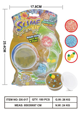 PineappleThemeDIYSlimeCrystalMudSlimeToyPretendPlayToy