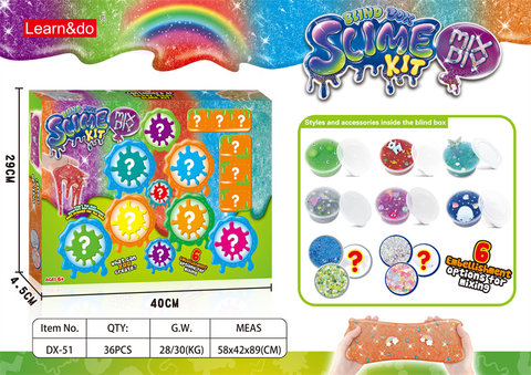 DIYSlimePuttyCrystalMudSquishyToy,SlimeToy,PretendPlayToy