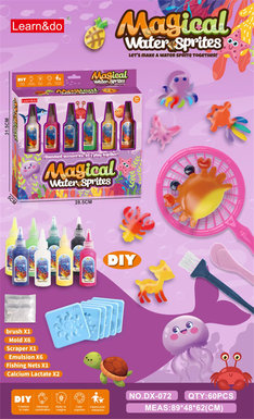 DIYWaterSprites6bottlesPretendPlayToy