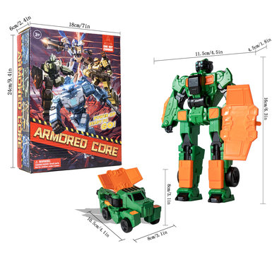 One-click Transformer Robot Armored Core Radar Explorer Transformer Tank Transformer Toy Car