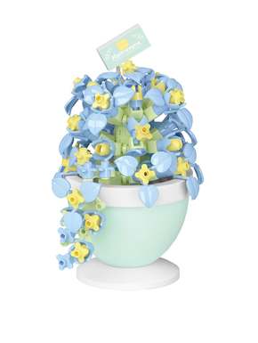 HuayangPottedPlants-HydrangeaBlocks145PCSPuzzleToys