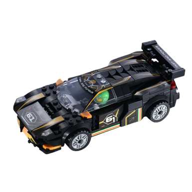 DiamondHorse096BBuildingBlockCarDIYPuzzleAssemblyBuildingBlockSimulationCarSetSmallParticleBuildingBlocksEightGridCarPuzzleBoyToyPuzzleToy
