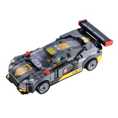 DiamondHorse096DBuildingBlockCarDIYPuzzleAssemblyBuildingBlockSimulationCarSetSmallParticleBuildingBlocksEightGridCarPuzzleBoyToyPuzzleToy