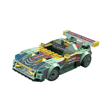 DiamondHorse096KSlidingBlockCarDIYPuzzleAssemblySmallParticleBlockCarModelAssemblyBlockCarOrnamentPuzzleToy
