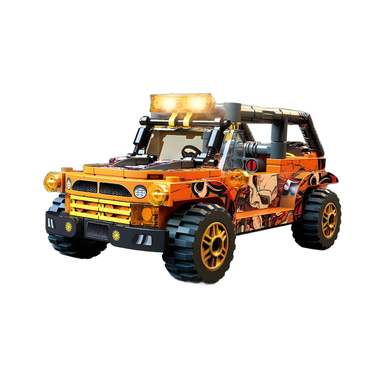 DiamondHorse096RSlidingBlockCarDIYPuzzleAssemblySmallParticleBlockCarModelAssemblyBlockCarOrnamentPuzzleToy