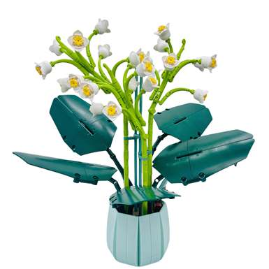 DiamondRingingOrchid101-2LegostyleSmallParticleBuildingBlocksFlowerToysforBoysandGirlsPuzzleToys