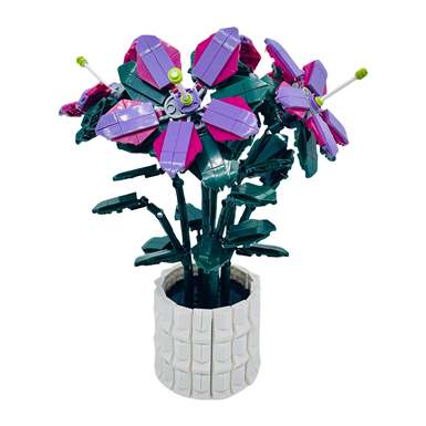 DiamondLily101-14LEGOstylesmallparticlebuildingblockflowerboyandgirltoypuzzletoy