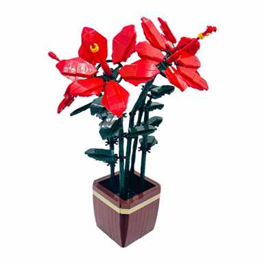 DiamondHorseRhododendron101-13LegostyleSmallParticleBuildingBlocksFlowerBoysandGirlsToyPuzzleToy