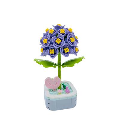 DiamondHorse103C-4HyacinthBuildingBlocksFlowerMusicHighStyleSmallParticleBuildingBlocksBoysandGirlsToysPuzzleToys