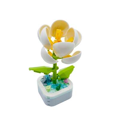 DiamondHorse103C-6CamelliaBuildingBlocksFlowerMusicHighStyleSmallParticleBuildingBlocksBoysandGirlsToysPuzzleToys