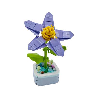 DiamondHorse103D-2RhododendronBuildingBlocksFlowerMusicHighStyleSmallParticleBuildingBlocksBoysandGirlsToysPuzzleToys