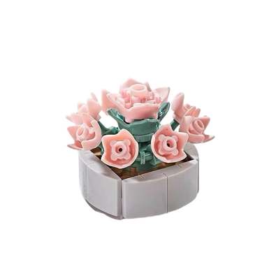 DiamondHorse104succulentbuildingblockflowermusichighstylesmallparticlebuildingblockflowerboyandgirltoypuzzletoy