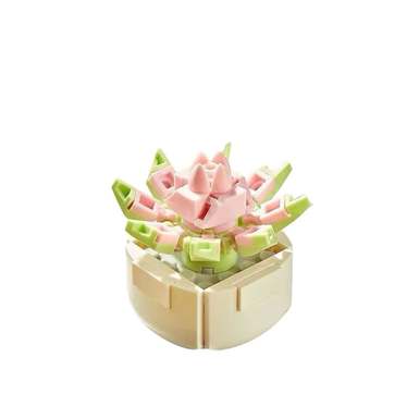 DiamondHorse104succulentbuildingblockflowermusichighstylesmallparticlebuildingblockflowerboyandgirltoypuzzletoy