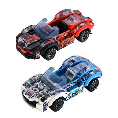 DiamondHorse107ALEGOstyleSmallParticleEightGridBlockCarBoysandGirlsToyPuzzleToy