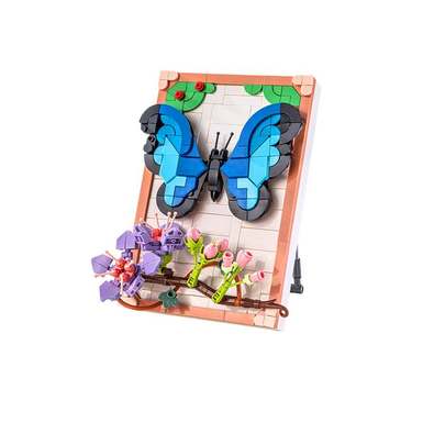 DiamondHorseInsectButterflyPhotoFrame112-8LegostyleSmallParticleBuildingBlocksFlowerToysforBoysandGirlsPuzzleToys