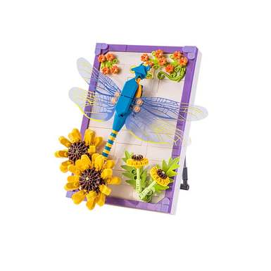 DiamondHorseInsectDragonflyPhotoFrame112-8LegostyleSmallParticleBuildingBlocksFlowerToysforBoysandGirlsPuzzleToys