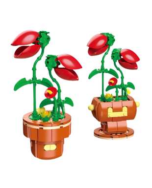 Diamondhorsesucculentpottedplant113-5LEGOstylesmallparticlebuildingblocks,flowertoysforboysandgirls,puzzletoys