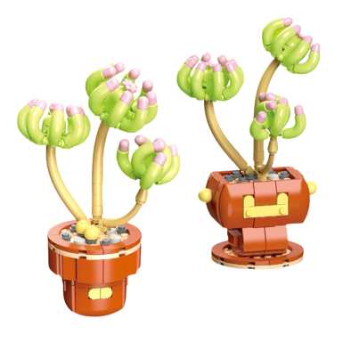 Diamondhorsesucculentpottedplant113-12LEGOstylesmallparticlebuildingblocks,flowertoysforboysandgirls,puzzletoys