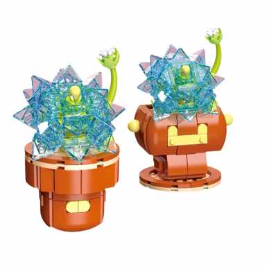 Diamondhorsesucculentpottedplant113-15LEGOstylesmallparticlebuildingblocks,flowertoysforboysandgirls,puzzletoys