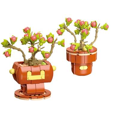 Diamondhorsesucculentpottedplant113-18LEGOstylesmallparticlebuildingblocks,flowertoysforboysandgirls,puzzletoys