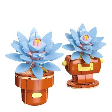 Diamondhorsesucculentpottedplant113-26LEGOstylesmallparticlebuildingblocks,flowertoysforboysandgirls,puzzletoys