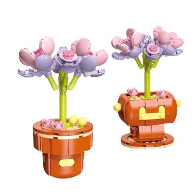 Diamondhorsesucculentpottedplant113-29LEGOstylesmallparticlebuildingblocks,flowertoysforboysandgirls,puzzletoys