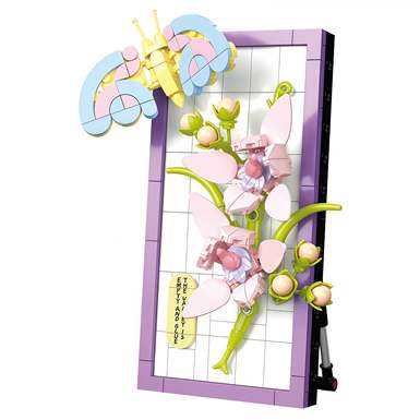 DiamondHorse115-14InsectMothOrchidOsmanthusPictureFrameLegostyleSmallParticleBuildingBlocksFlowerBoysandGirlsChildren'sToysPuzzleToys