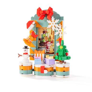 DiamondHorse115-42ChristmasTreePhotoFrameLegostyleSmallParticleBuildingBlocksFlowerBoysandGirlsChildren'sToysPuzzleToys