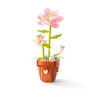 DiamondHorse116-1FurongBuildingBlocksFlowerMusicHighStyleSmallParticleBuildingBlocksFlowerToysforBoysandGirlsPuzzleToys