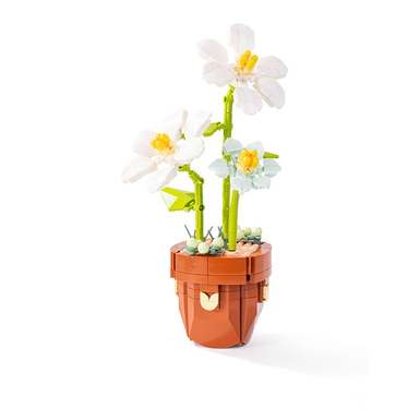 DiamondHorse116-4LilyBuildingBlocksFlowerMusicHighStyleSmallParticleBuildingBlocksFlowerBoysandGirlsToyPuzzleToy