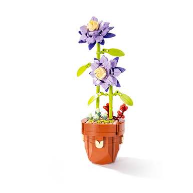 DiamondHorse116-5TanhuaBuildingBlocksFlowerMusicHighStyleSmallParticleBuildingBlocksFlowerBoysandGirlsToyPuzzleToy
