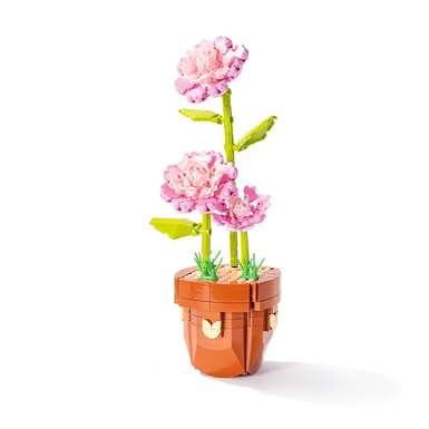 DiamondHorse116-6CarnationBuildingBlocksFlowerMusicHighStyleSmallParticleBuildingBlocksFlowerToysforBoysandGirlsPuzzleToys