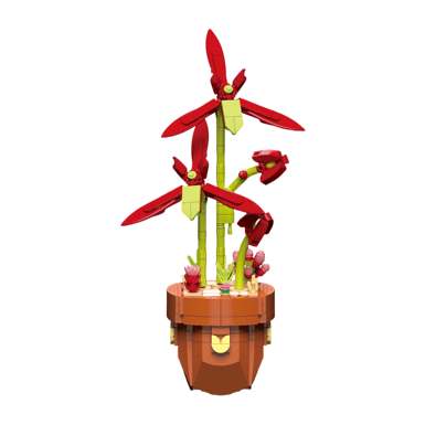 DiamondHorse116-11JinglanBuildingBlocksFlowerMusicHighStyleSmallParticleBuildingBlocksFlowerToysforBoysandGirlsPuzzleToys