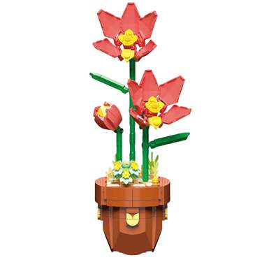 DiamondHorse116-14HuilanBuildingBlocksFlowerMusicHighStyleSmallParticleBuildingBlocksFlowerBoyandGirlToysPuzzleToys