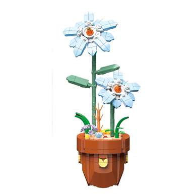 DiamondHorse116-22GentianFlowerBuildingBlocksFlowerMusicHighStyleSmallParticleBuildingBlocksFlowerBoysandGirlsToyPuzzleToy