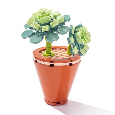 DiamondHorse119SucculentSeriesLegostyleBuildingBlocksSucculentBuildingBlocksBoysandGirlsToysPuzzleToys