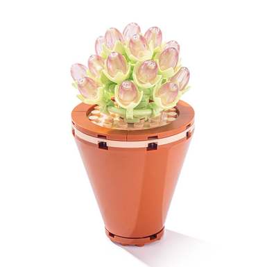 DiamondHorse119SucculentSeriesLegostyleBuildingBlocksSucculentBuildingBlocksBoysandGirlsToysPuzzleToys