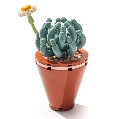 DiamondHorse119SucculentSeriesLegostyleBuildingBlocksSucculentBuildingBlocksBoysandGirlsToysPuzzleToys