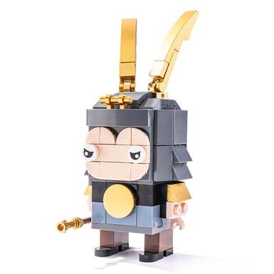 TianmingManWukongSet100pcsPuzzleAssemblySmallParticleBuildingBlocksCreativeStylingOrnamentPuzzleToy