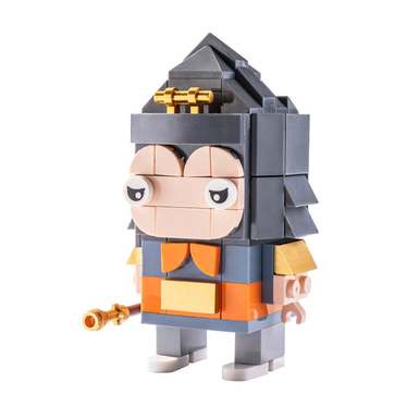 WukongTianmingMan100pcsPuzzleAssemblySmallParticleBuildingBlocksCreativeStylingOrnamentPuzzleToy