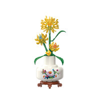 菊花积木玩具小颗粒积木潮玩