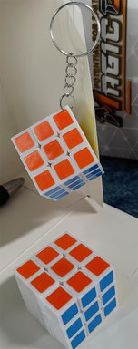3.o White background unbuttoned third-order Rubik's cube educational toy