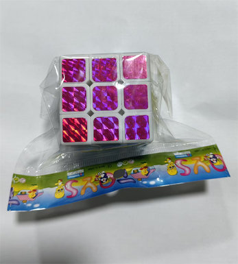 5.3 White background laser third-order Rubik's cube educational toy