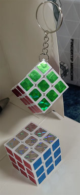 3.o White background laser buckle third-level Rubik's cube educational toy